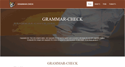 Desktop Screenshot of grammar-check.org