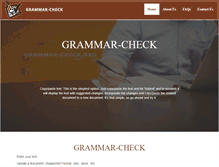 Tablet Screenshot of grammar-check.org